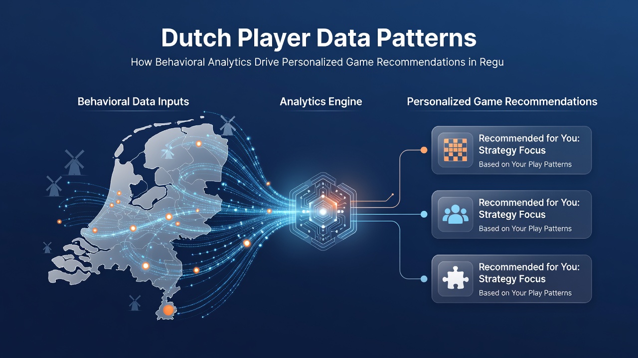 Dashboard met gedragsanalyses en gepersonaliseerde aanbevelingen voor casino spellen