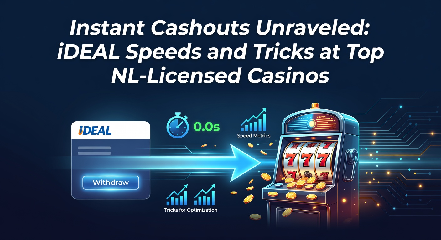 Grafiek met iDEAL uitbetalingssnelheden bij Nederlandse online casinos, tonen instant transacties in seconden en minuten