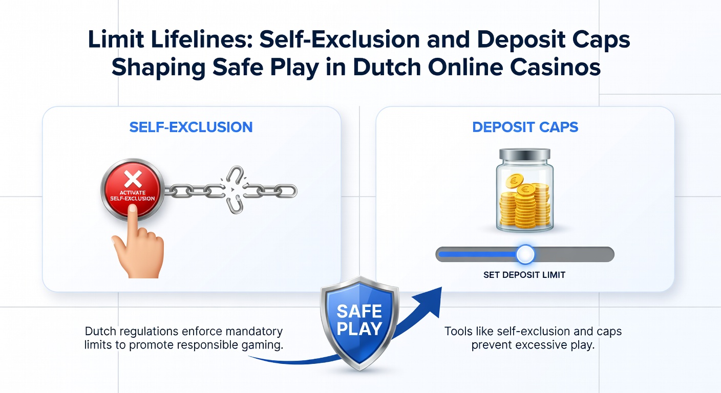 Voorbeeldscherm van een stortingslimiet-interface in een Nederlands online casino, met wekelijkse en maandelijkse opties